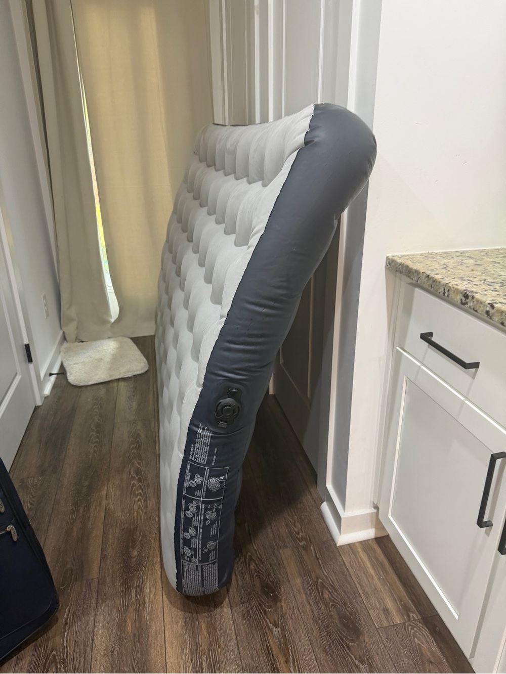 Intex Inflatable Air Mattress - Full- Gray and White